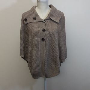 Gap Tan/Light Brown Knit Cape